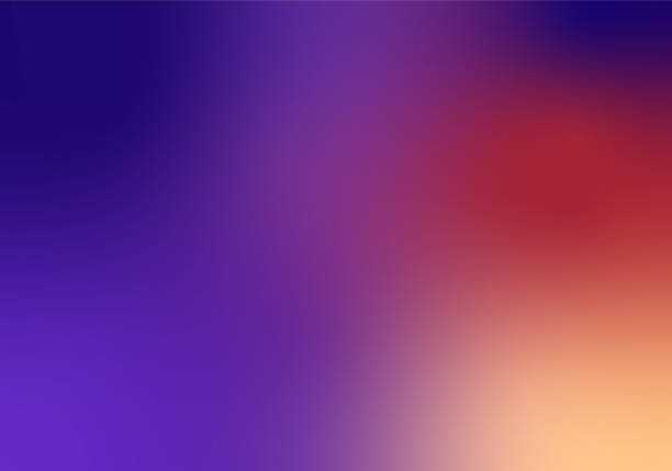 ilustrações de stock, clip art, desenhos animados e ícones de defocused blurred motion abstract background purple red - abstract red