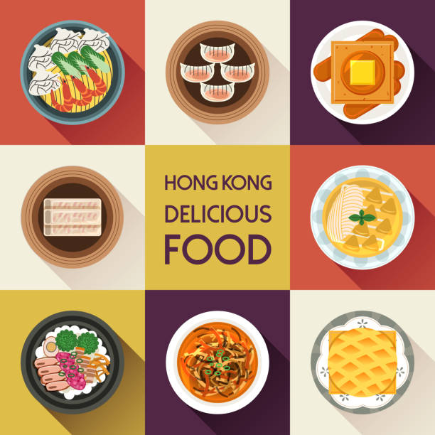 ilustrações de stock, clip art, desenhos animados e ícones de pratos deliciosos de hong kong - rabanada