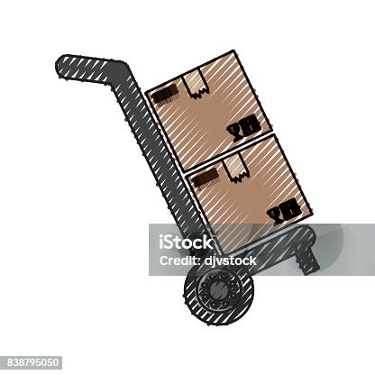 istock Delivery cardboard boxes 838795050