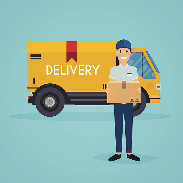Courier Illustrations, Royalty-Free Vector Graphics & Clip Art - iStock