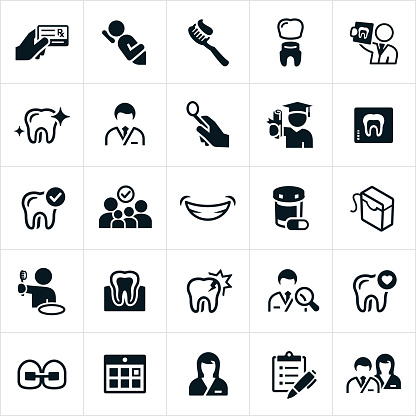 Dentistry and Orthodontics Icons