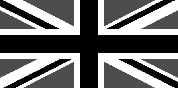 Union Jack Illustration Line Stock Photos, Pictures & Royalty-Free