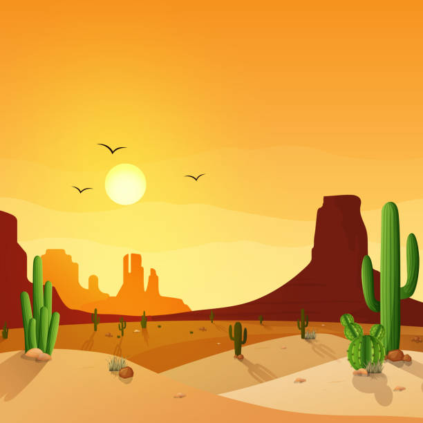 Best Arizona Sunset Illustrations, Royalty-Free Vector Graphics & Clip ...