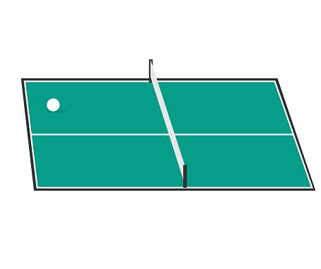 design about table tennis illustration