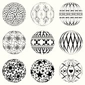 istock Design Elements - Ornate Spheres 165071330