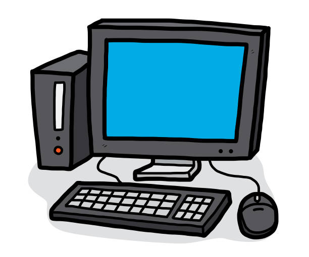 Best Computer Cartoon Computer Monitor Cpu Illustrations Best Computer Cartoon Computer Monitor Cpu Illustrations