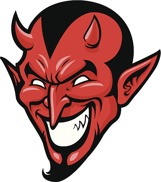devil head mascot vector of devil head mascot devil stock illustrations