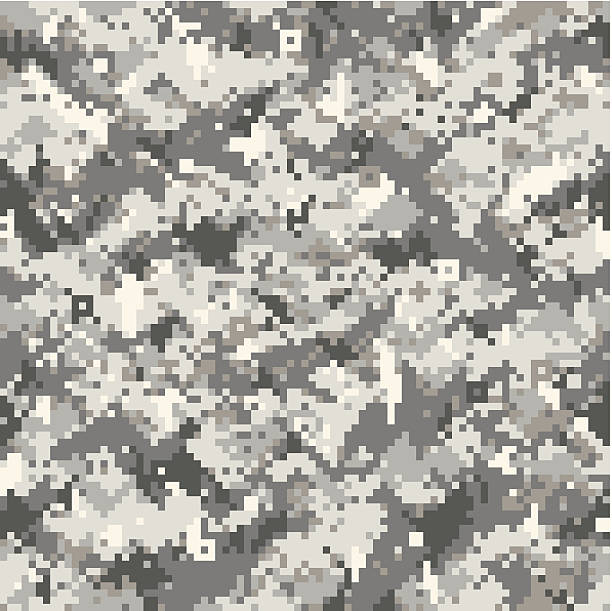 Digital camouflage Digital camouflage seamless pattern. Urban style military patterns stock illustrations