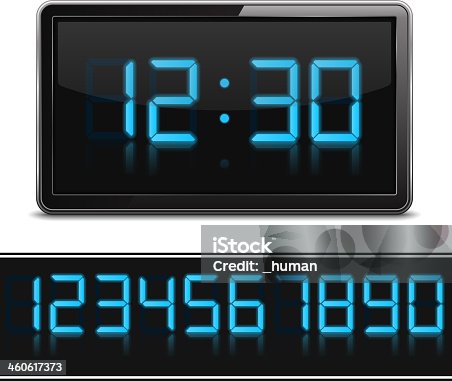 istock Digital Clock 460617373