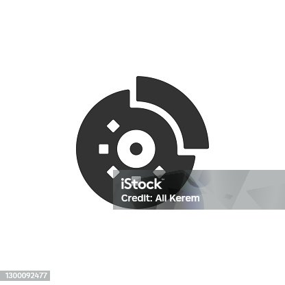 istock Disc Brake Icon 1300092477
