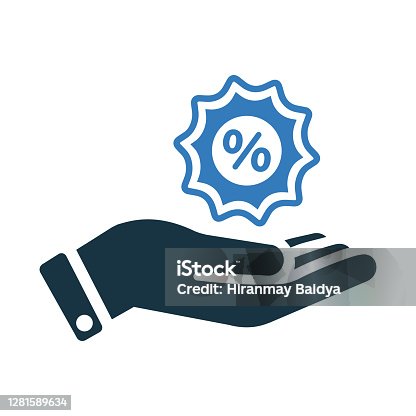 istock Discount, offer, sale icon. Vector graphics 1281589634