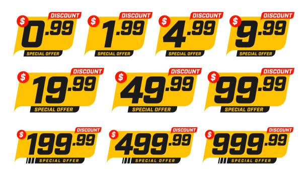 discount price tag 0.99 to 999.99 special sale offer set - price 幅插畫檔、美工圖案、卡通及圖標