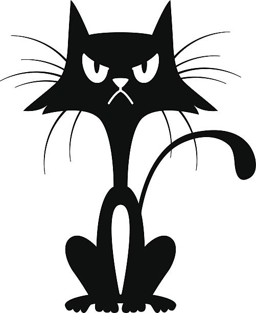 Royalty Free Angry Cat Clip Art, Vector Images & Illustrations - iStock