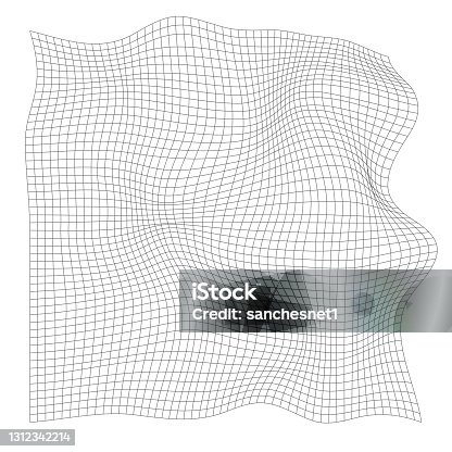 istock Distorted grid 1312342214