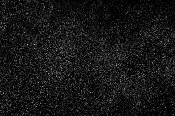 Distressed white grainy texture. Distressed white grainy texture. Dust overlay textured. Grain noise particles. Snow effects pack. Rusted black background. Vector illustration, EPS 10. cereal plant stock illustrations