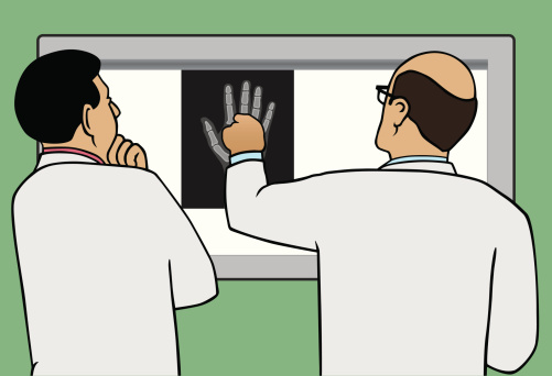 Doctors Viewing X-Ray