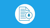 Document download icon
