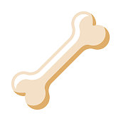 istock Dog Bone Icon on Transparent Background 1282548254