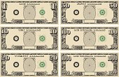 Designed by a hand engraver. Assortment of currency dollar bills with copy space for your text. Change color and scale easily with the enclosed EPS and AI files. No transparencies or special effects. Also includes hi-res JPG.