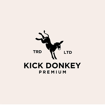 donkey kick premium vintage design