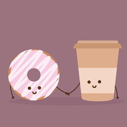 Donut and coffee