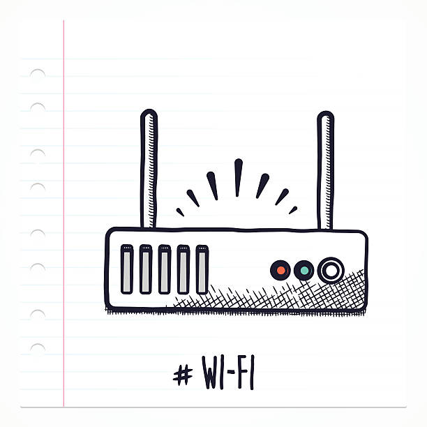 Drawing Of Modem Illustrations, RoyaltyFree Vector Graphics & Clip Art iStock