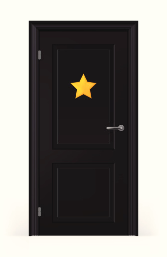 Door Of Star's Dressing Room