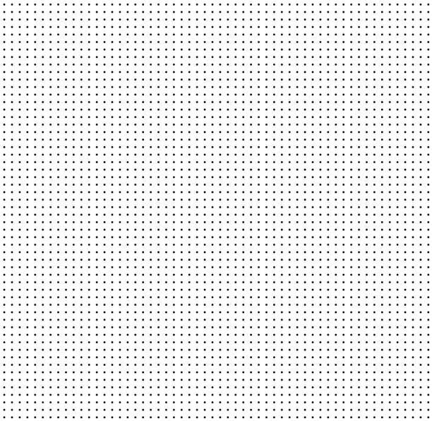 пунктирная сетка на белом фоне. бесшовный узор с точками. точка сетки граф бумаги. белый абстрактный фон с бесшовными темными точками дизай� - пятнистый stock illustrations