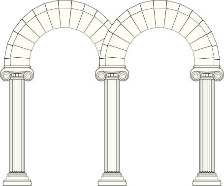 Double Arch In Ionic Style