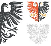 Free Download Of Double Headed Eagle Tattoo Vector