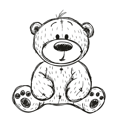 Drawing Teddy Bear Stock Illustration Download Image Now Istock