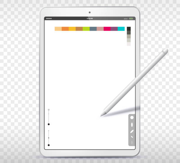 26 drawing of the android tablet illustrations clip art istock