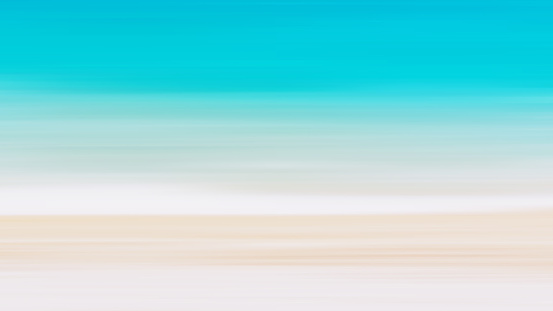 Dreamy seascape background. Blurred motion, vivid colors.