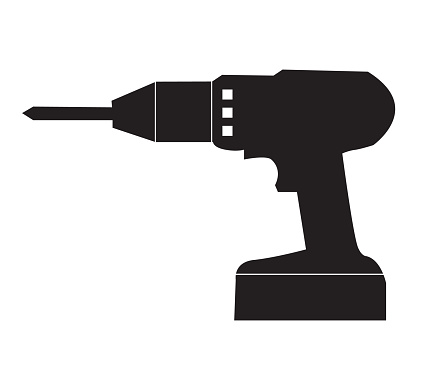 Drill Icon On White Background Flat Style Hand Drill Icon For Your Web Site  Design Logo App Ui Screwdriver Symbol Electric Drill Sign Stock  Illustration - Download Image Now - iStock