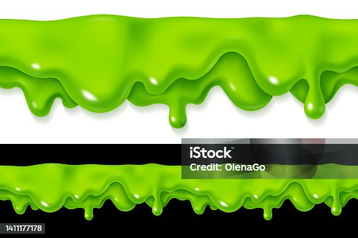 istock Dripping oozing slime design 1411177178