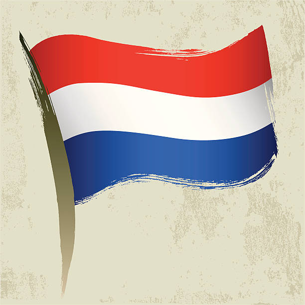 spanische-flagge - holländische flagge stock-grafiken, -clipart, -cartoons und -symbole