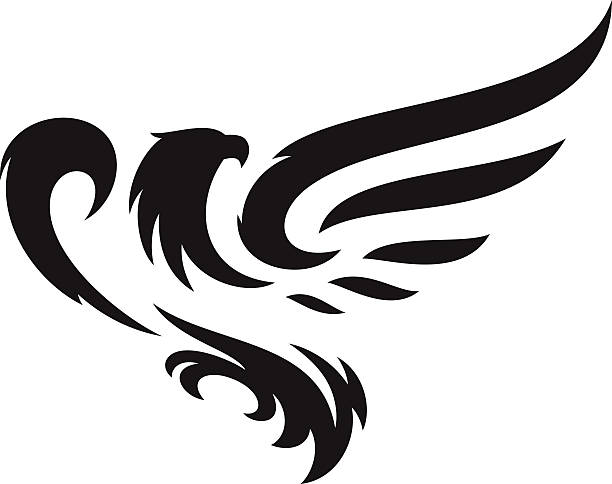 Eagle mascot Eagle mascot bird of prey stock illustrations