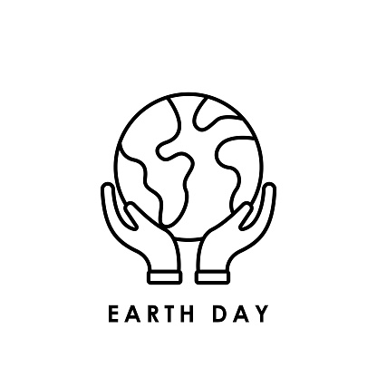 Earth. Earth environment icon. Earth day icon. Earth day vector. Earth day icon vector. Earth day logo. Earth day symbol. Earth icon isolated on white background. Earth day icon sign for logo, web, app, UI. Earth icon flat vector illustration.