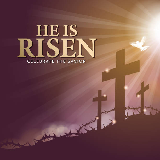 Easter Celebrate the Savior  good friday stock illustrations