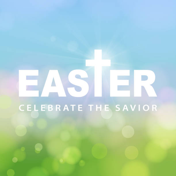 Easter Celebrate the Savior  good friday stock illustrations