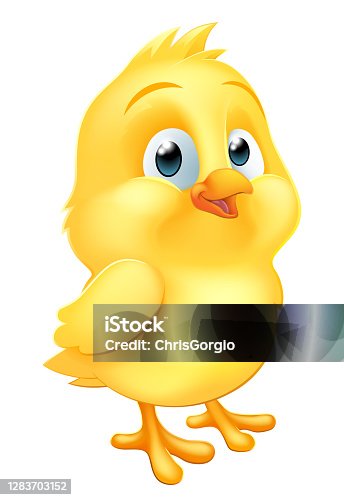 istock Easter Chick Little Baby Chicken Bird Cartoon 1283703152
