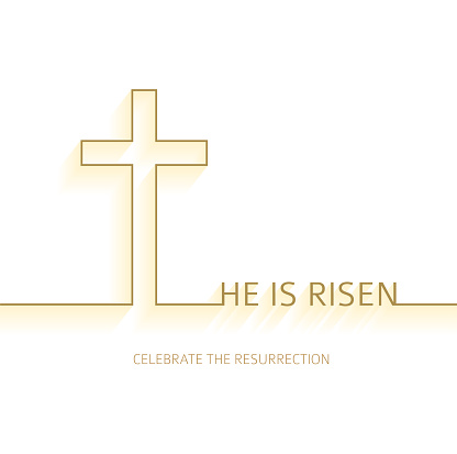Easter christian background resurrection