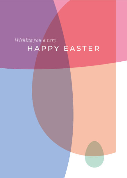 Easter greeting card with egg. Easter greeting card with egg. Stock illustration easter sunday stock illustrations