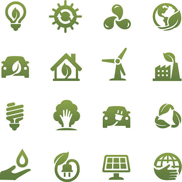Eco Friendly Icons - Acme Series View All: car clipart stock illustrations