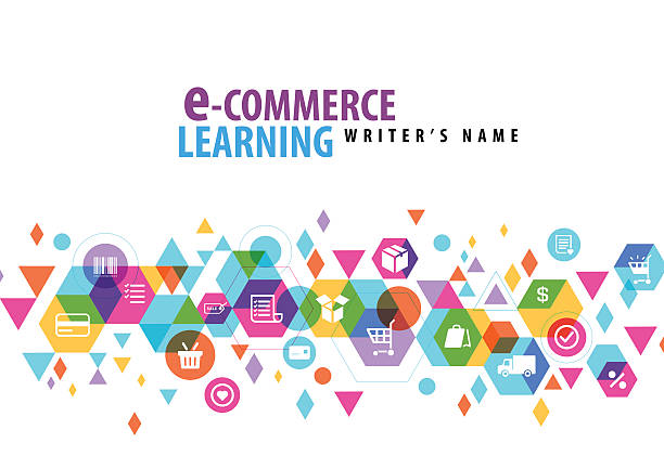 E-Commerce Page design vector art illustration