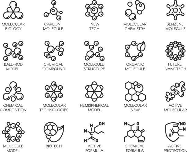 Carbon Molecule Illustrations, Royalty-Free Vector Graphics & Clip Art