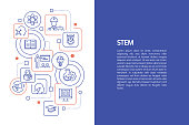 istock STEM Education Concept, Vector Illustration of STEM Education with Icons 1307178357