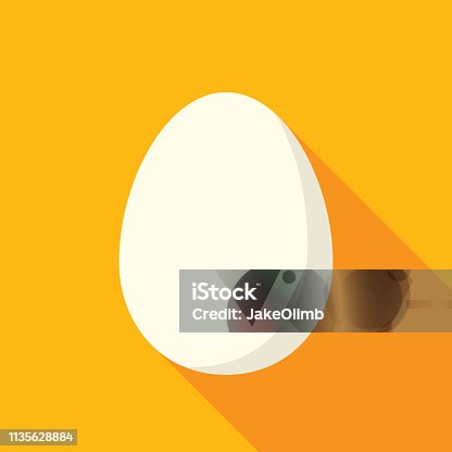 istock Egg Icon Flat 1135628884