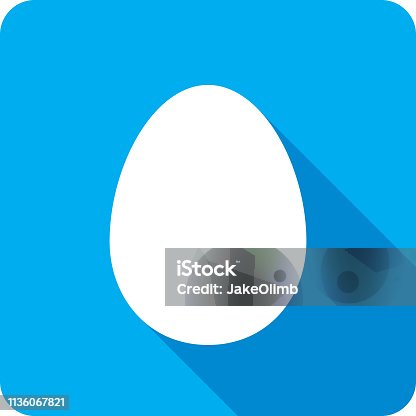 istock Egg Icon Silhouette 1136067821