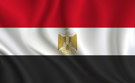 Egypt flag background